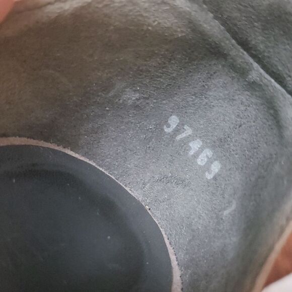 Stuart Weitzman Grey Chic Feminine Summer Suede Wedge Platform Sandals Size 7 - Picture 8 of 12